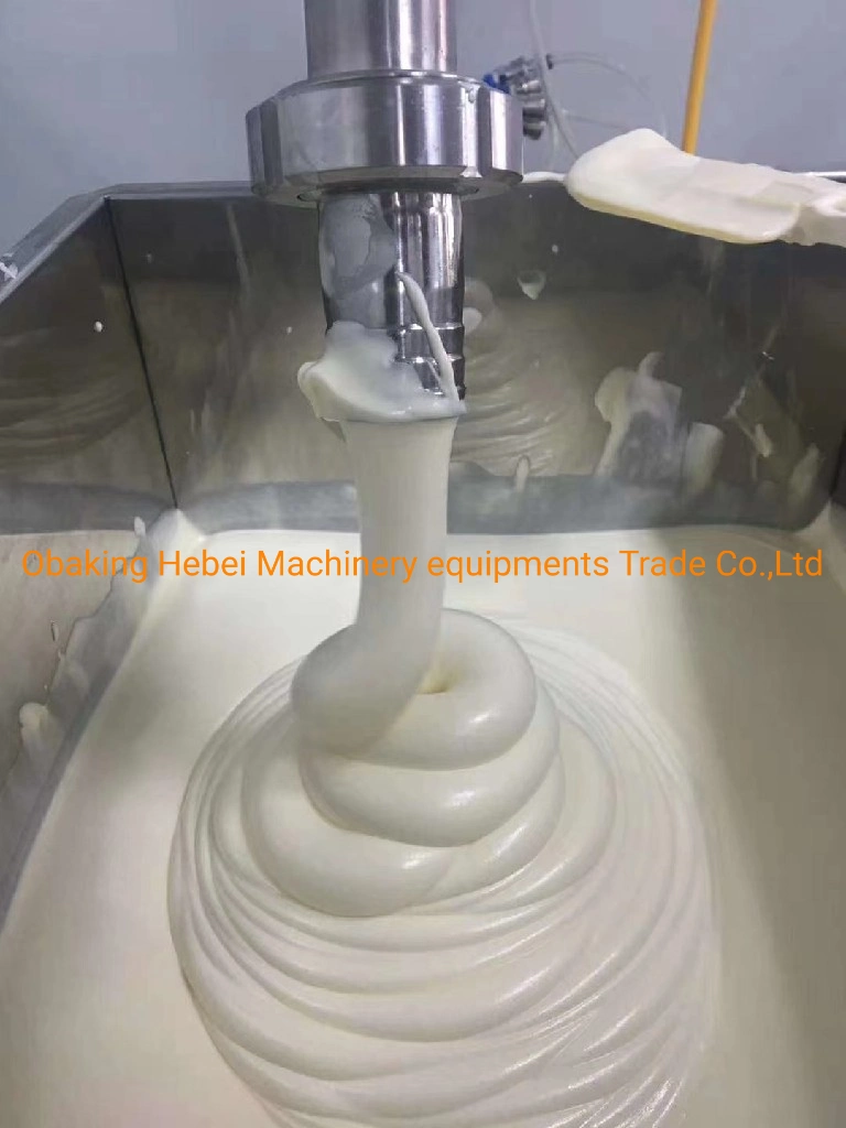 Large Capacity Industrial Cake Production Line Mousse Cake Making Machine Used Egg Breaker